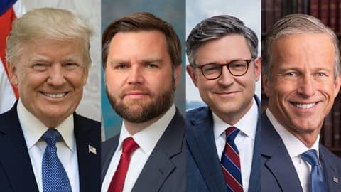 Mike Johnson Reelected as Speaker of the House | Kamala Harris BOTCHES The Pledge of Allegiance