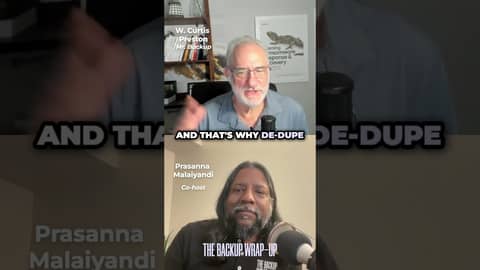 Disk vs Tape: De-duplication Revolutionized Backup! #shorts Disk vs Tape: De-duplication Revolutionized Backup! #shorts