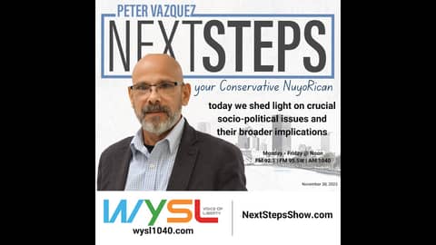 Next Steps Show featuring Peter Vazquez 11-30-23