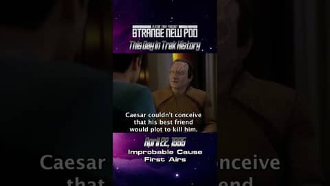 Tomorrow in #startrek history, #startrekds9  Improbable Cause first aired! #otd