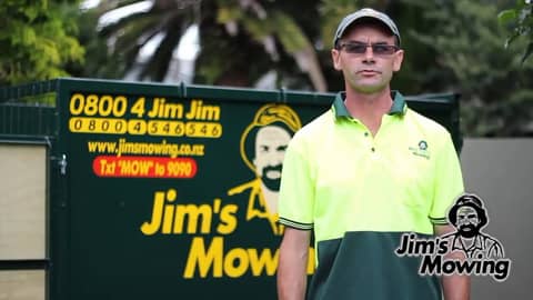 Dion from Jim's Mowing New Zealand talks about his new life and starting a business