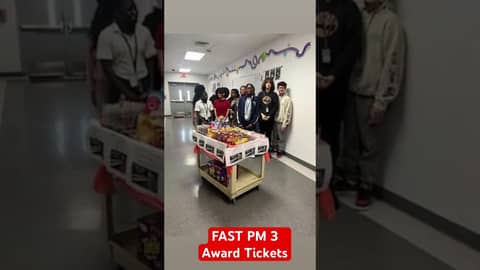 FAST PM 3 Laser Focus tickets for outstanding performance on the test. #schoolleader #teacher