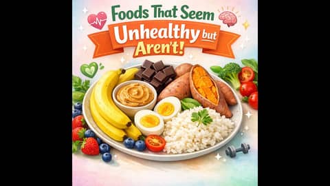 Foods That Seem Unhealthy but Aren't Part1