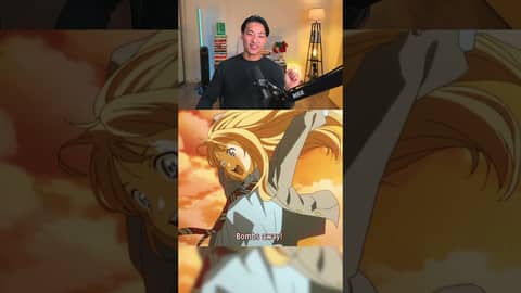 They jumped! #animereaction #animereaction #mentalhealthprofessional #shigatsuwakiminouso