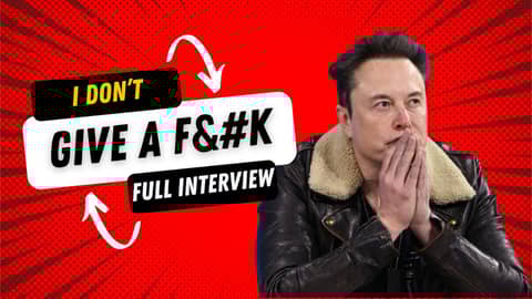 Heated and Controversial Elon Musk Video Interview | Timestamps Included