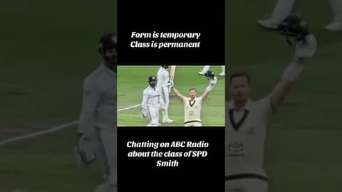 The class of SPD Smith is discussed by Cricket Library Podcast Host Matt Ellis on ABC Radio 📻