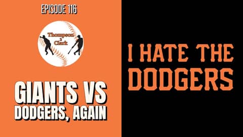 Thompson 2 Clark - Giants Vs. Dodgers, again | Who is Lewis Brinson | Sweeping the Phillies