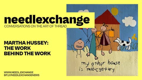 Martha Hussey: Embroidery, Tufting, Latch Hook, and why the back of the work matters.