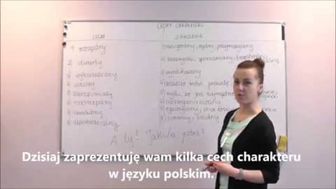 Polish for foreigners - cechy charakteru