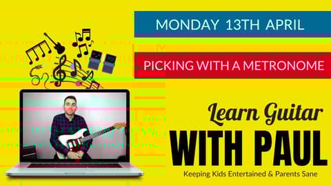 Learn Guitar With Paul Episode Eleven - Picking With A Metronome
