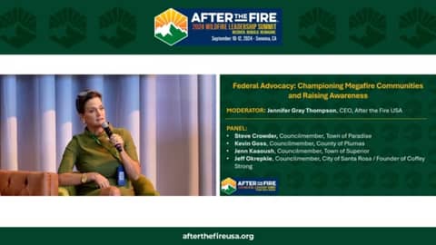 Day 3: PANEL: Federal Advocacy: Championing Megafire Communities and Raising Awareness in DC