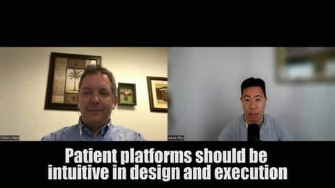 Patient platforms should be intuitive in design and execution Patient platforms should be intuitive in design and execution