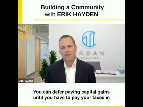 E19 Building a Community with Real Estate Fund Manager Erik Hayden of Urban Catalyst