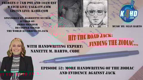 More Handwriting of Zodiac and Evidence Against Jack