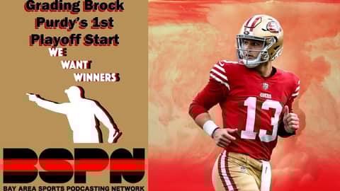 Grading Brock Purdy's first playoff start | We Want Winners