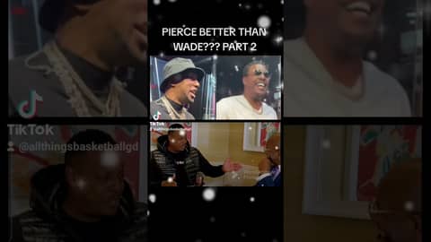 PIERCE SAYING AGAIN THAT HE'S BETTER THAN D-WADE, PART 2 #nba #basketball #paulpierce #dwaynewade