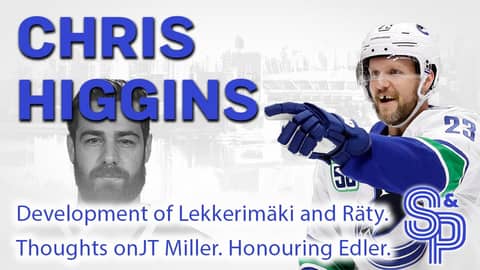 Developing the #canucks young stars. Praise for JT Miller. Honouring his former teammate Alex Edler.