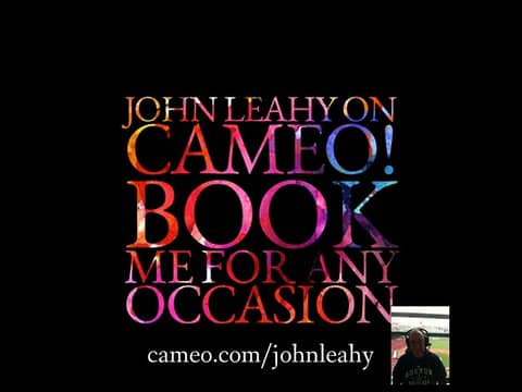 John Leahy on Cameo!