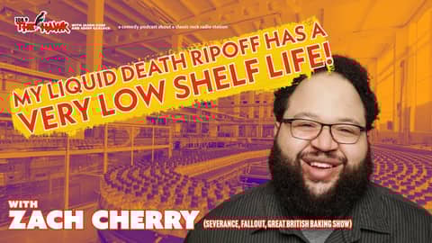 Zach Cherry (Severance, Fallout) as Jack Water, Jr on 108.9 The Hawk! #comedypodcast #severance