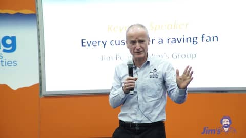Franchising Expo Melbourne 2019 Jim Penman CEO and Founder of Jim's Group Talk