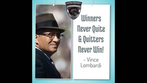Winners Never Quite & Quitters Never Win! Winners Never Quite & Quitters Never Win!