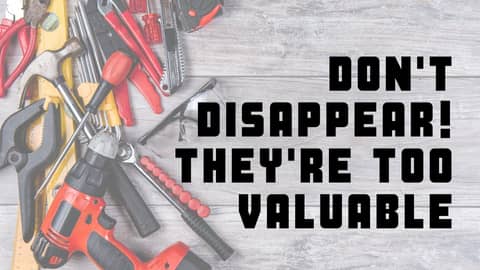 Don't disappear - they're too valuable
