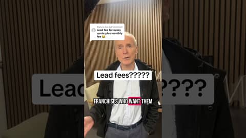 Lead fees? #jimsgroup #franchise #franchising #business
