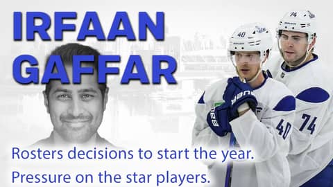 #canucks lineup decisions to start the year, and pressure on the star players.