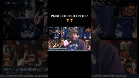PAIGE GOES OUT ON TOP... #nba #basketball ##paigebueckers #uconnwbb #uconn #championship #podcast