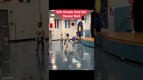 6th Grade 2nd Qtr Honor Roll Assembly #school #schoolleadership #teacher #familytime