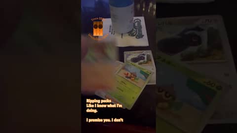 #ripping #pokemoncards but have no idea what I’m actually doing #parody #pokemontradingcards