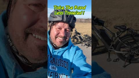 Take The Road Less Traveled! #mentalhealth #biking #explore Take The Road Less Traveled! #mentalhealth #biking #explore