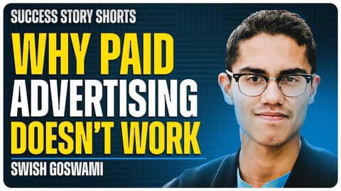 Why Paid Advertising Doesn’t Work | Swish Goswami - CEO and Founder of TruFan Why Paid Advertising Doesn’t Work | Swish Goswami - CEO and Founder of TruFan