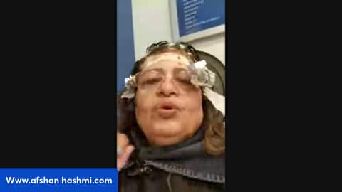 Getting highlights and hair color- by Dr.Afshan Hashmi Getting highlights and hair color- by Dr.Afshan Hashmi