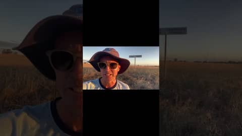 Attempting a world first, spinning a ball from Dubbo City to Narromine Shire🏏 #legspin