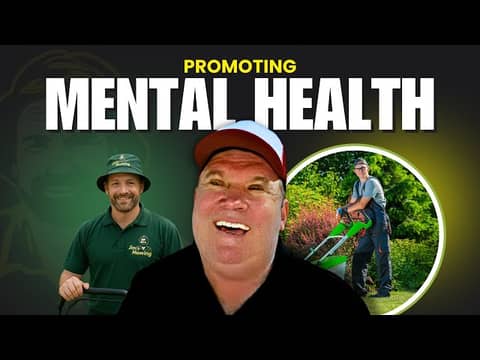 What do Jim's franchisees do to promote mental health?