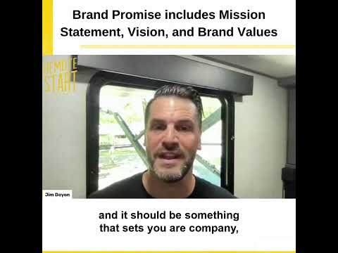 E12 Brand Promise includes Mission Statement, Vision, and Brand Values