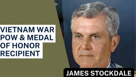 [Audio Podcast] US Navy VADM James Stockdale - Vietnam War POW and Medal of Honor Recipient #usa #navy #history