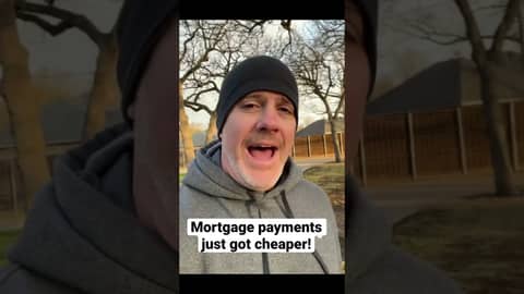 Mortgage payments just got cheaper!! #dfwmortgagelender #mansfieldtxrealestate #realestatelife