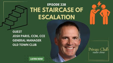 The Staircase of Escalation w/ Josh Paris, CCM, CCE The Staircase of Escalation w/ Josh Paris, CCM, CCE