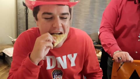 JackKnife Eats Pineapple on Pizza