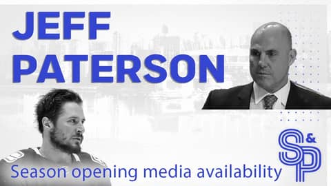 Jeff Paterson checks in after Canucks season opening media availabilites