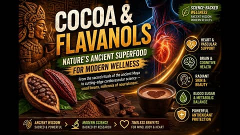 Cocoa & Flavanols: Nature’s Ancient Superfood for Wellness | Heart, Brain & Longevity Benefits