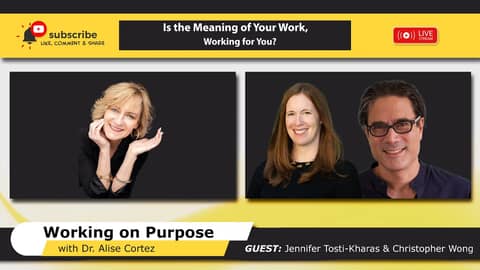 Is the Meaning of Your Work, Working for You?