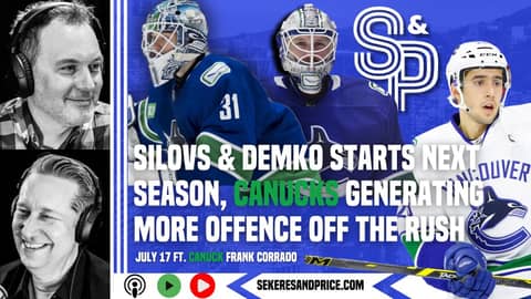 Frank Corrado on starts for Demko & Silovs, #Canucks generating more off the rush, Anthony Romani