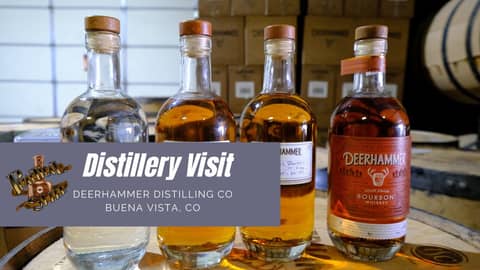 Distillery Visit at Deerhammer Distilling Co in Buena Vista, Colorado: Four Grain Bourbon Distillery Visit at Deerhammer Distilling Co in Buena Vista, Colorado: Four Grain Bourbon