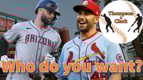 Paul Goldschmidt Vs. Christian Walker Free Agency Battle | Thompson 2 Clark