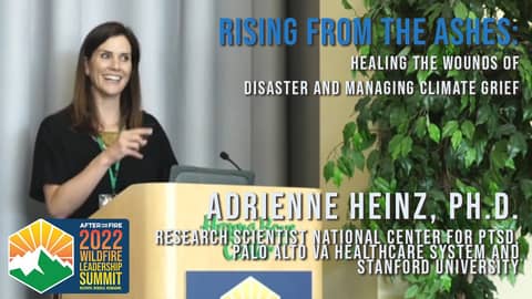 KEYNOTE  Rising from the ashes  healing the wounds of disaster and managing climate grief   Ad