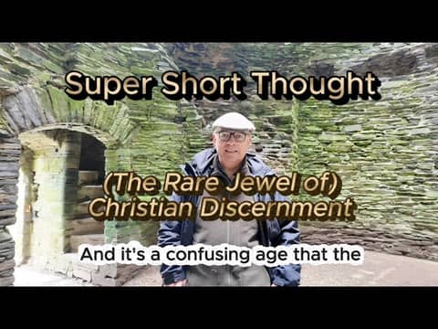 Super Short Thought - Discernment  - Revelation 2: 2