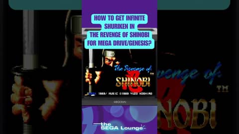 Infinike shuriken in The Revenge of Shinobi #sega #shinobi #segaducation #megadrive #genesis
